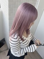 リグ 横浜(Lig.)&nbsp;ラベンダーパープルカラーブリーチダブルカラーモーヴピンク横浜