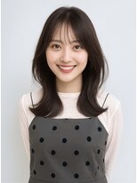 ゲイン(Gain)&nbsp;大人上品ロングレイヤー×透け感シースルーバング