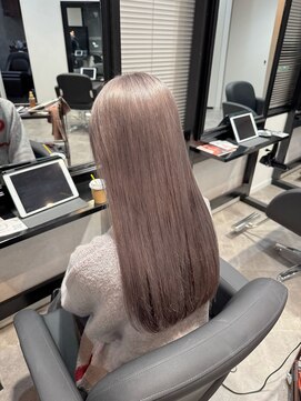 【ai】グレージュ ハイトーン/リタッチカラー/柔らかいカラー