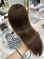 ロンドルピナス 小倉(Lond Lupinus) 黒髪カタログ/オリーブグレー/ココアベージュ/小顔に見せるヘア