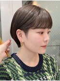 20代30代前髪ありショートマッシュショート丸みショートレイヤー