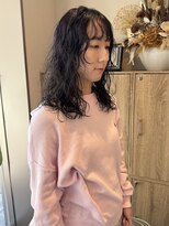 ミリィ 四日市(mily) 顔周りレイヤーカット髪質改善パーマ