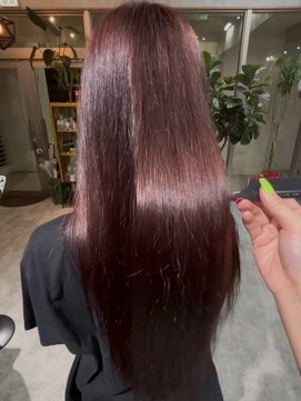 シールドヘアー 沖縄 新都心(C'LD Hair) チェリーブラウン/ピンクブラウン/那覇美容室