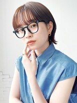 アーダーヘアーサロン 鯖江店(ADER HAIR SALON)&nbsp;大人可愛い切りっぱなしひし形レイヤーカットモカベージュ