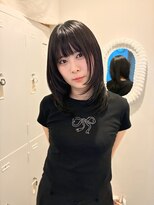 スーリール 福岡別府店(Sourire) レイヤーカット 暗髪 透明感カラー 髪質改善 20代30代