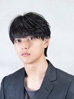 エイド 本店(aid)&nbsp;ラウンドシースルーマッシュ × ニュアンスフェザーパーマ