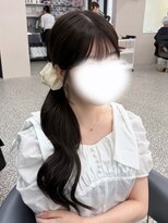 ラ ミュウ バイ ディーアンドティー(LA MIU by D&T)&nbsp;結んでも可愛いヘア