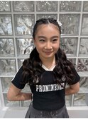 ダンスヘアセット