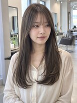 モト 船橋(moto)&nbsp;アッシュブラウン×韓国風ロングレイヤー