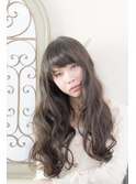 【keep hair design.】アッシュブラウン×スウィートロング
