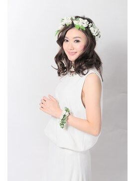 オーバーキャプテンネイキッド(OVER CAPTAIN NAKED) 白プロジェクト☆　vol.33  [MIX艶カールwedding ver.02]