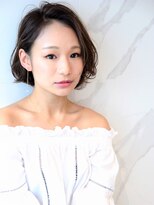 エムスラッシュ センター南(M.SLASH)&nbsp;【M.SLASH】クール＆キュート★ニュアンスカラー耳かけボブb