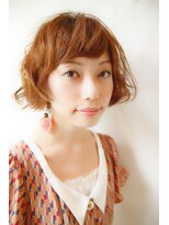 ブーケ(BOUQUET)&nbsp;大人かわいい・ナチュラルボブ・無造作カール・大人ボブ