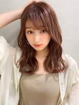 アフロート エル 錦糸町(AFLOAT L) 韓国ヘア/透け感/前髪/大人かわいい/小顔/イメチェン/ベージュ