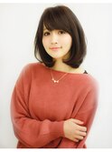 【小鳥居】シルキーベージュ大人可愛いボブショート前上がりボブ