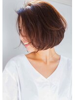 マッシュアンドマッシュアヴェダ ららぽーと福岡店(mash&mash AVEDA) 髪質改善20代30代40代/柔らかボブ/大人ショート　白髪ぼかし