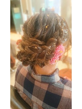 ジャックビーンズ 青山店(jack beans) 編み込みアップ