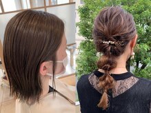 【maaya】ナチュラルなのに可愛く、簡単ヘアアレンジがお客様に大好評♪