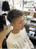 アップバングハイライトショート