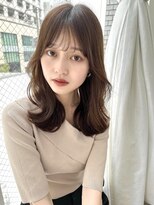 バイオレット 表参道店(Violet)&nbsp;くびれミディアム 小顔ヘア 簡単スタイリング シースルーバング