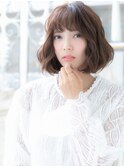■くせ毛風ボブパーマフレンチカジュアル201-5★上尾20代30代