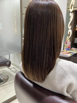 クロップ エス 茅ヶ崎本店(crop es) 20代　髪質改善　ケアカラー