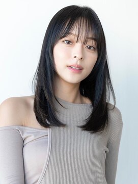 イオ 本厚木(io) 韓国レイヤーカット美髪質改善フルバングナチュラルカラー小顔