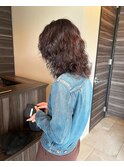 くるくるパーマスタイル