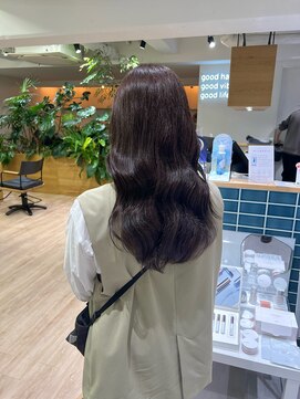 オーシャン(Ocean) 【OceanHair&Life田中愛梨】ブリーチなし透明感ヘーゼルベージュ