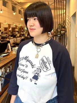 モク 大阪梅田店(MOK) 【顔まわり】ステップカット