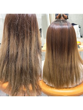 ジジ(GiGi) ブリーチ縮毛矯正