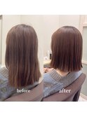 『髪質改善』ストレートエステ（縮毛矯正）（リタッチ可）