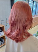 ピンクカラー/カシスピンク/コーラルピンク/ブリーチカラー