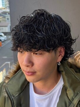 リット 天文館店(Lit.) 鹿児島メンズマッシュ波巻きパーマツイスパメンズパーマ刈り上げ