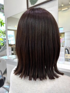 ヒーズ(Hi s) ボブ×オレンジカラー