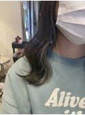 インナーカラーグレー