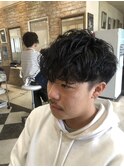 men'sナチュラルパーマ