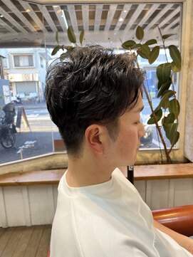 コハククゲヌマ(COHAQ KUGENUMA) メンズショートパーマ