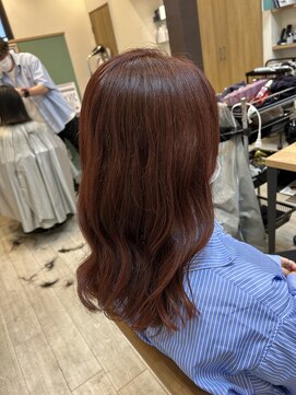 クロエバイラヴィズム 郡山さくら通り店(CLOE by LUVISM) ブリーチなしでできるワインレッド！