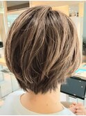 白髪ぼかしハイライト