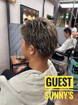 サニーズ バーバー(Sunny's barber)&nbsp;ツイスパホワイトメッシュ