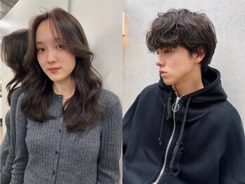 ヌーヴ(Nu:v)の写真/トレンド感たっぷりの透明感あふれる色味も再現*冬に合わせた柔らかな透明感カラー◎