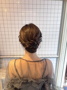 ヘアー アレス(hair ales) アップスタイル 結婚式ヘア お呼ばれヘア ヘアセット