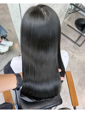 ルート 南堀江(route) マットグレージュ/艶髪/イメチェン/前髪カット/堀江