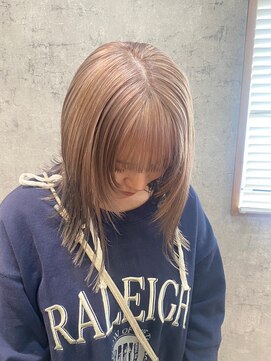 艶髪ボブ×ダブルカラー[20代/30代/髪質改善/横浜] 