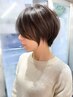 【縮毛矯正】カット＋丸み矯正ストレート(ショート限定)