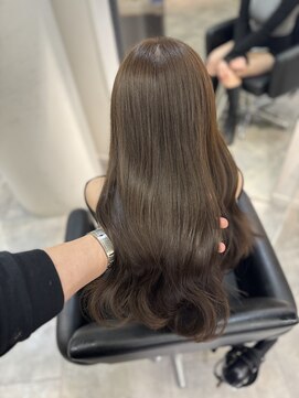 ルル(Lulu) 梅田/ブラウン/ベージュ/レイヤー/前髪カット/縮毛矯正/髪質改善
