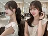【人気No.1】盛れる顔周りカット+透明感カラー+髪質改善トリートメント