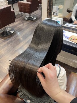 ヘアーアンドファッションシオミエイチ (hair＆fashion shiomi H) 髪質改善ストレート