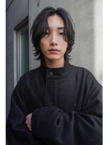 ガレージ バイ グリーン 表参道 原宿(Garage by green)&nbsp;【YUYA】ルーズフェザーボブウルフ